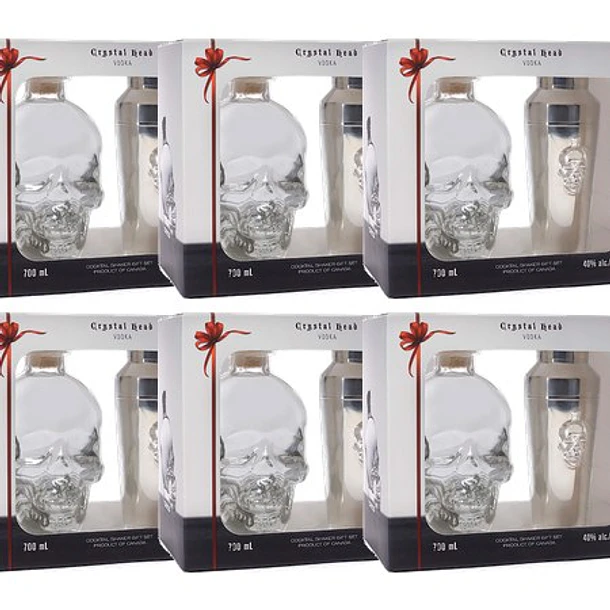 Crystal Head Vodka Shaker Gift Set vol. 40% - 70cl  4