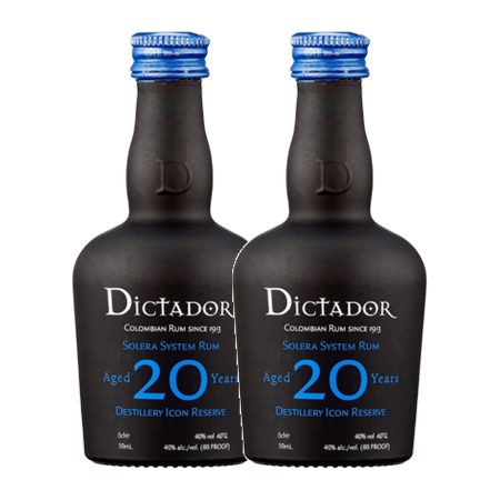 Rum Colombia DICTADOR 20 YO - vol.40% - 5cl | Quick-Spirits