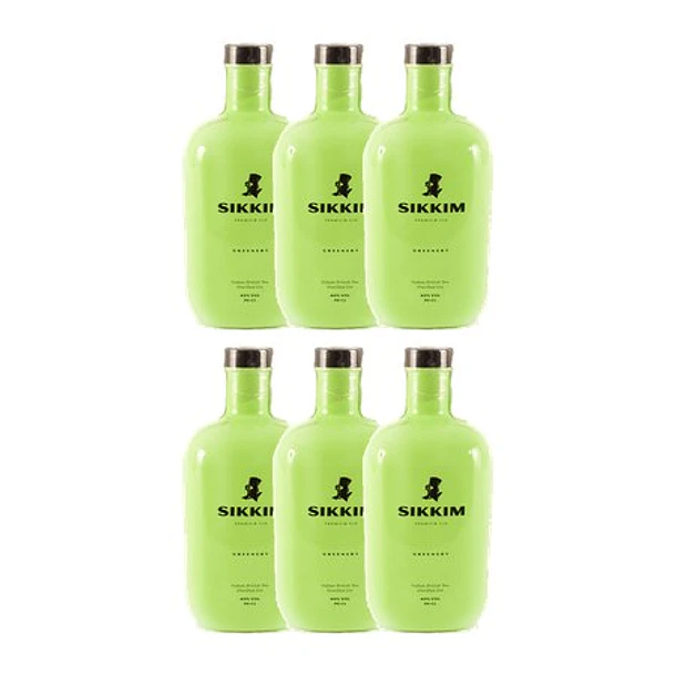 Ginebra destilada Sikkim Gin Greenery 70 cl 4