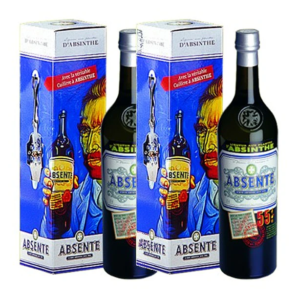 ABSENTE 55 com Colher Gift Pack- vol 55% - 70cl 2
