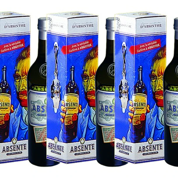 ABSENTE 55 com Colher Gift Pack- vol 55% - 70cl 3