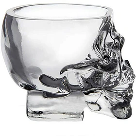 Copo de Shots Crystal Head Vodka em vidro 75ml 