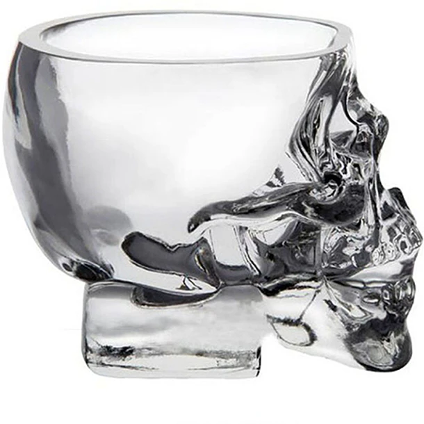 Copo de Shots Crystal Head Vodka em vidro 75ml  1