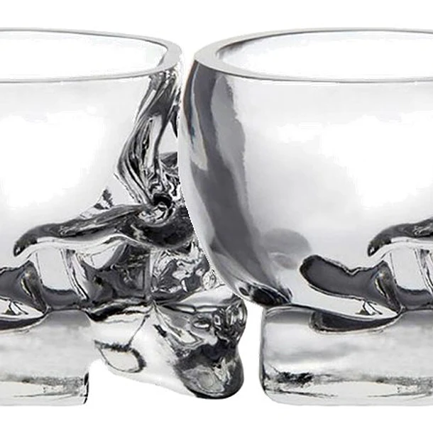 Copo de Shots Crystal Head Vodka em vidro 75ml  2