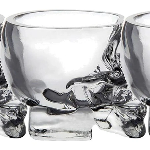 Copo de Shots Crystal Head Vodka em vidro 75ml  3