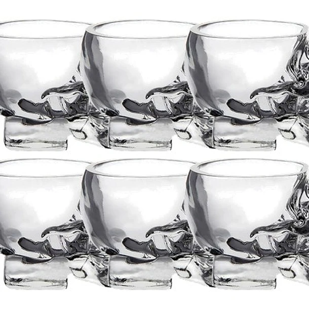 Copo de Shots Crystal Head Vodka em vidro 30ml  4