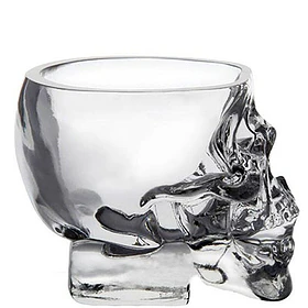Copo de Shots Crystal Head Vodka em Acrílico 60ml