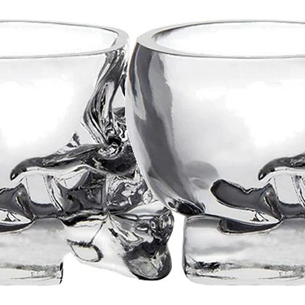 Copo de Shots Crystal Head Vodka em Acrílico 60ml 2