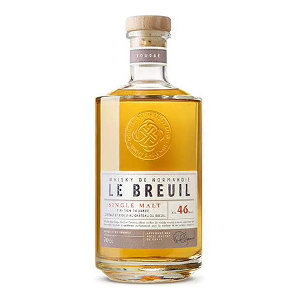 WHISKY LE BREUIL FINITION TOURBÉ vol. 46% - 70cl 1