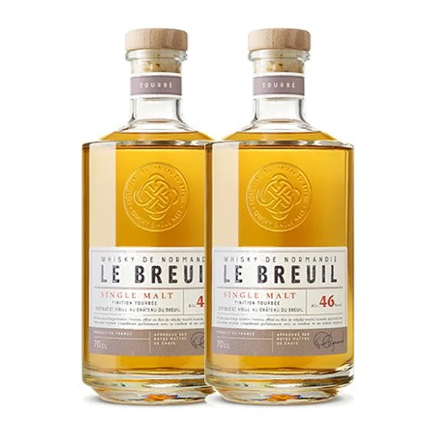 WHISKY LE BREUIL FINITION TOURBÉ vol. 46% - 70cl 2