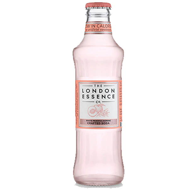 London Essence WHITE PEACH and JASMINE Crafted Soda 1