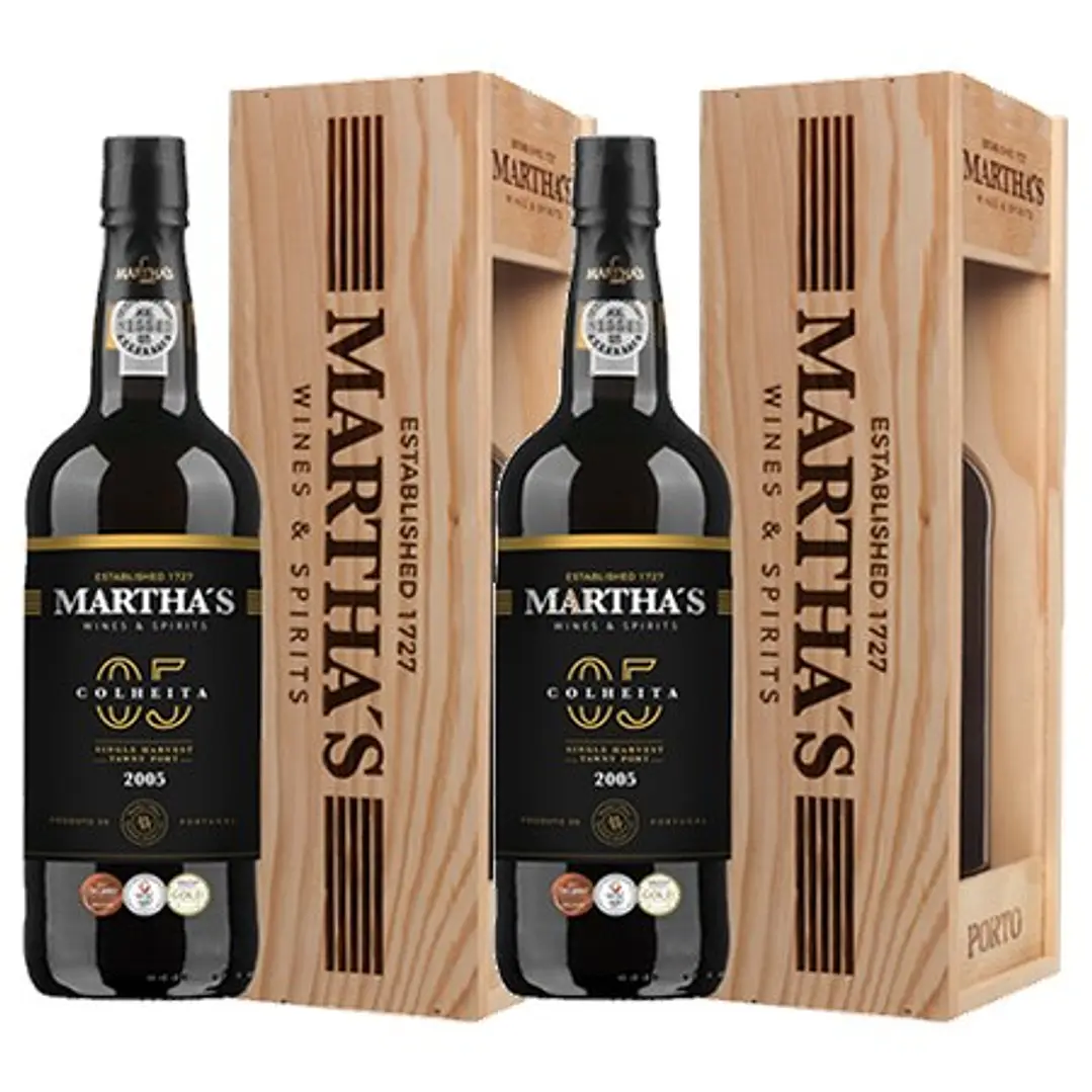 Martha´s Vinho do Porto Tawny Colheita 2005 cx de madeira 75cl 2
