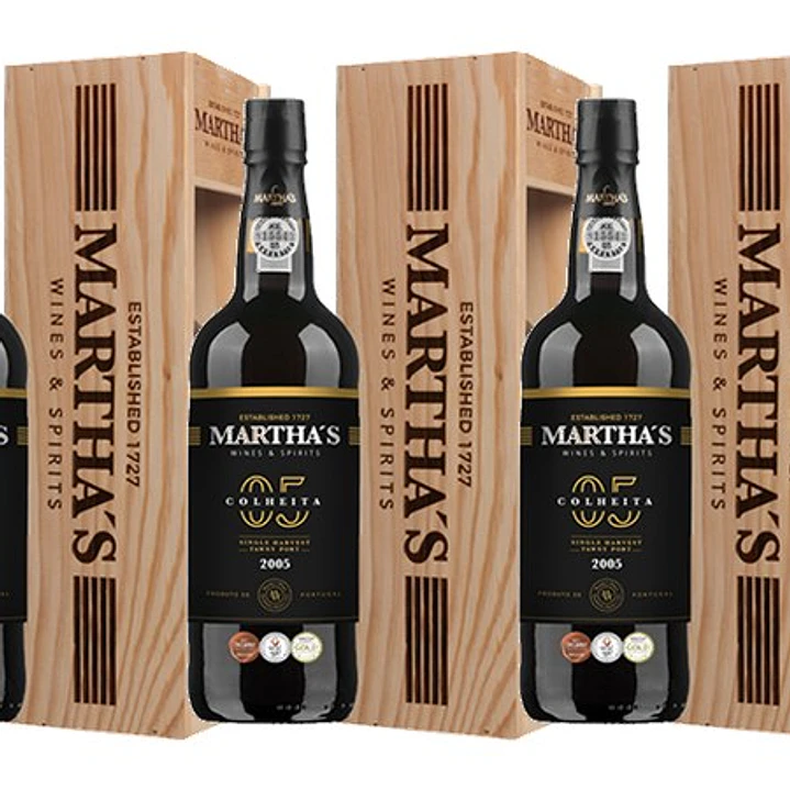Martha´s Vinho do Porto Tawny Colheita 2005 cx de madeira 75cl 3