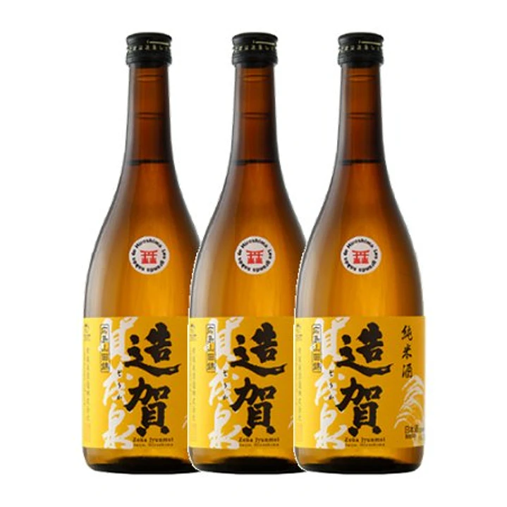 SAKE HIROSHIMA KAMOIZUMI ZOKA JUNMAI vol. 16% - 72cl 3