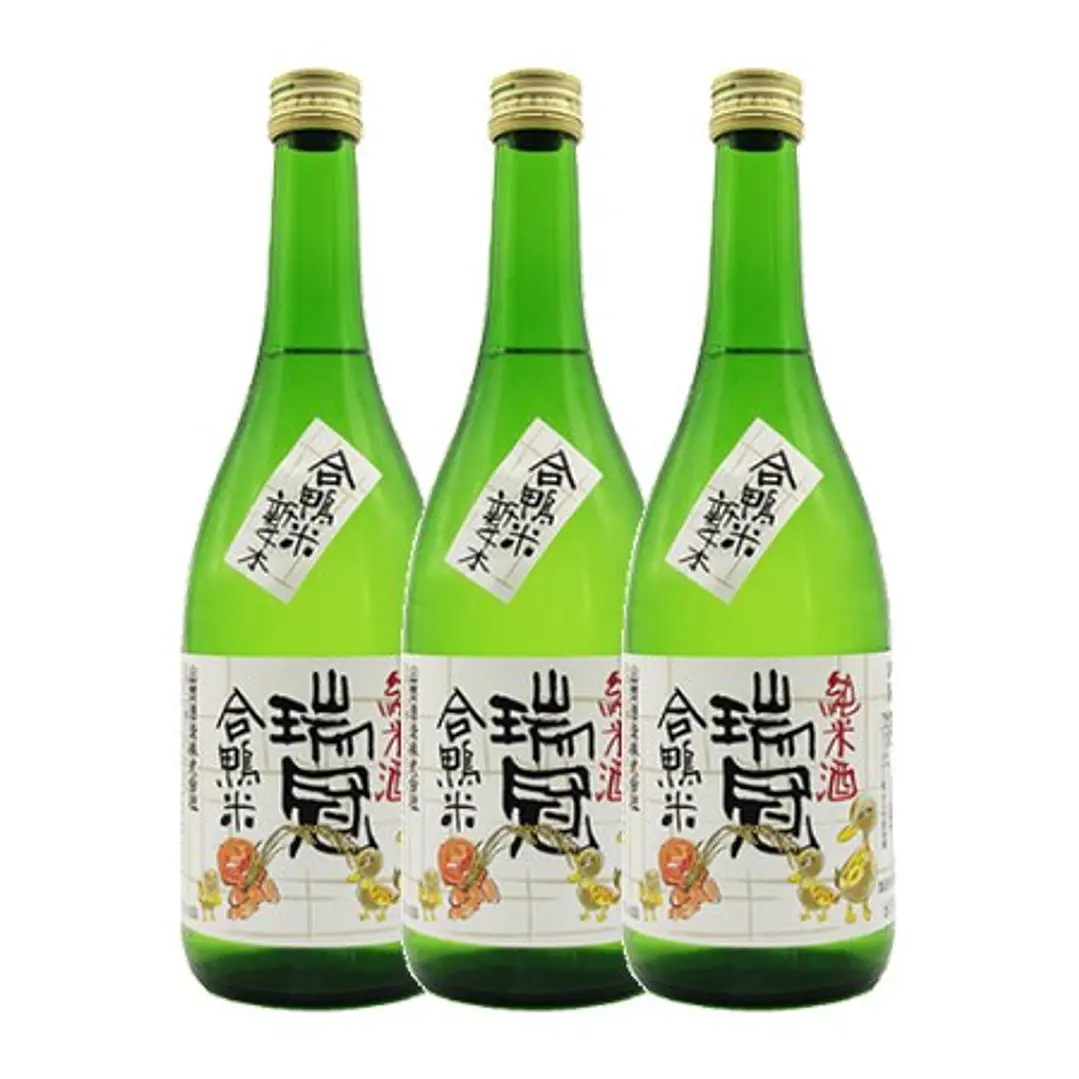 SAKE HIROSHIMA JUNMAI ZUIKAN AIGAMO - vol. 15,8% - 72cl  3