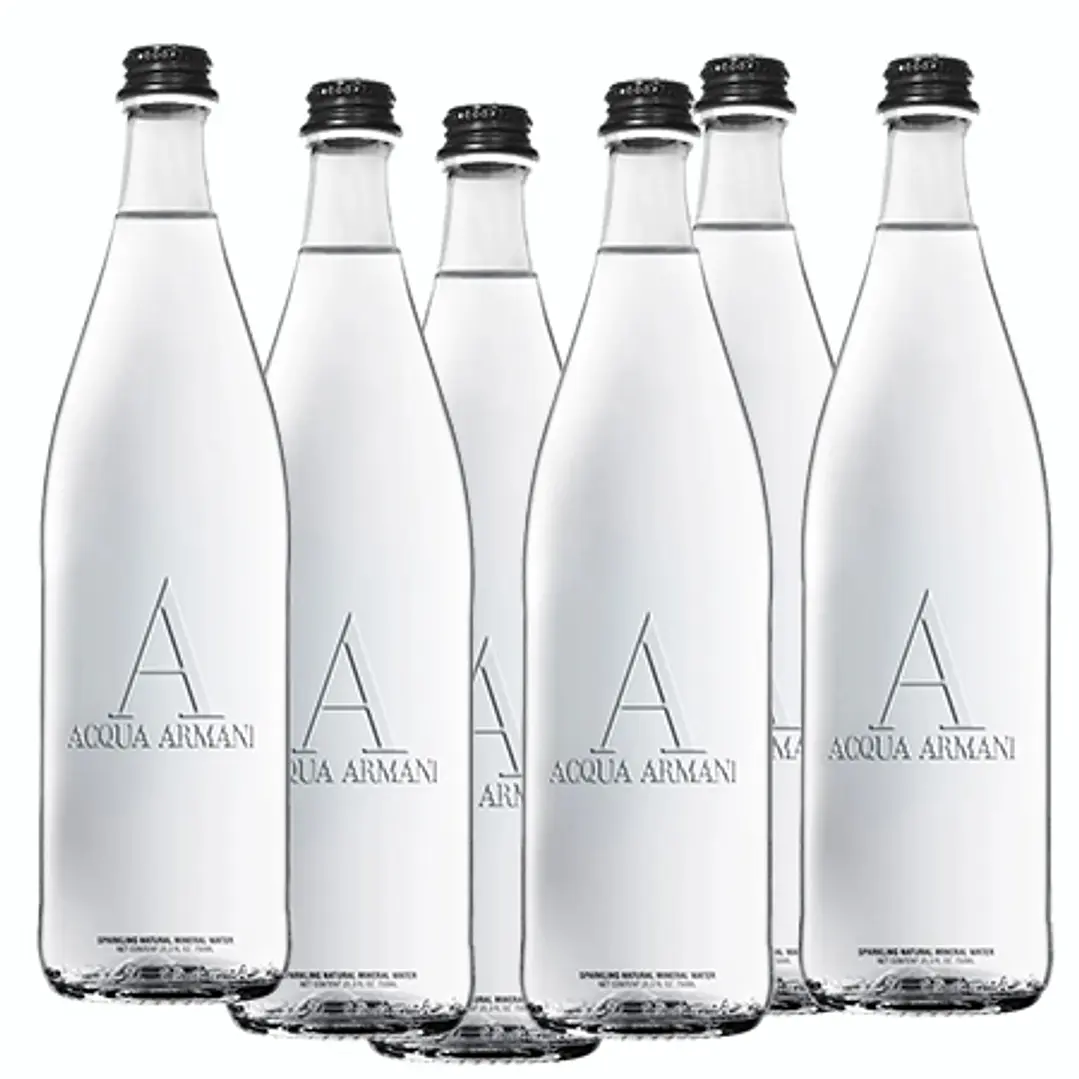 Água Mineral Natural Gaseificada ACQUA ARMANI 75cl 2