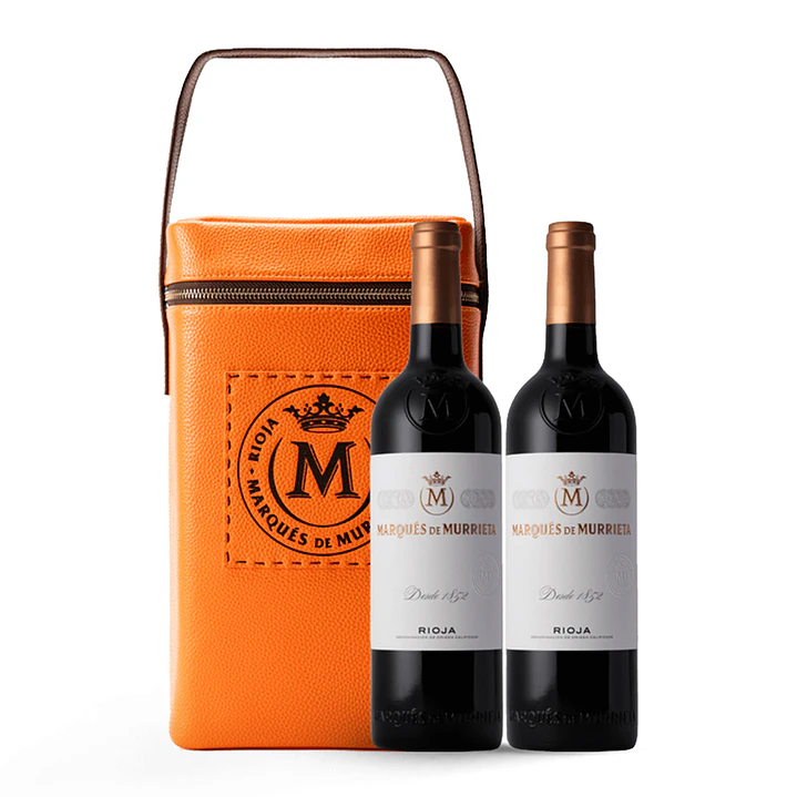 Marqués de Murrieta Reserva 2021 - 1,5l (2x75cl) Special Orange Gift Pack 1