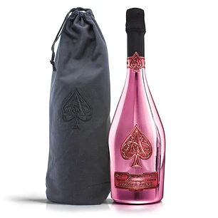 Champagne Armand de Brignac Rosé - 75cl Velvet Bag