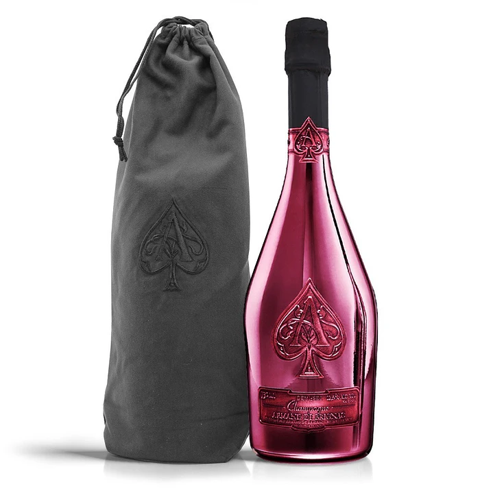 Champagne Armand de Brignac Demi-Sec - 75cl Velvet Bag 1