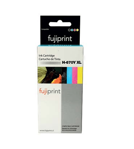 TINTA ALT. HP 670 XL YELLOW