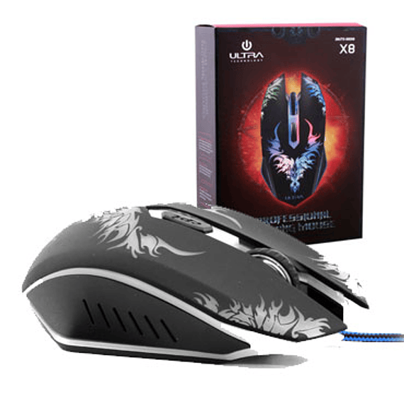 MOUSE ULTRA USB X8 GAMER TECHNOL