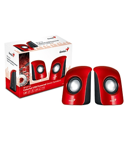 PARLANTES GENIUS SP-U115 USB RED