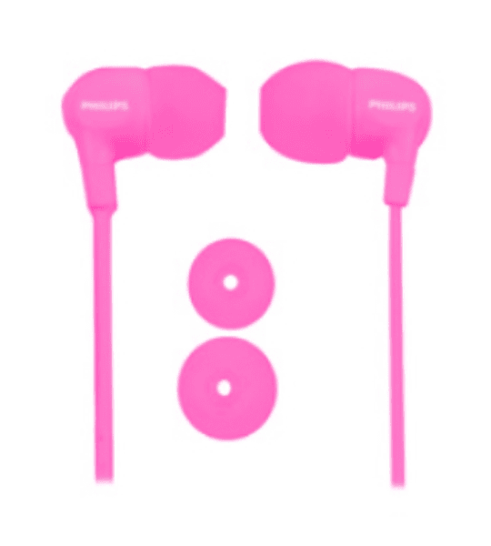 AUDIF PHILIPS SHE-3550PK 3.5MM PINK