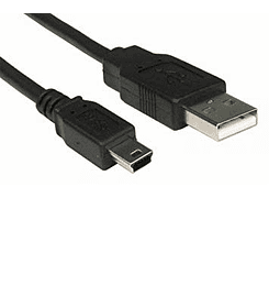 CABLE USB A/MINIUSB 0.8MT 5P TWC