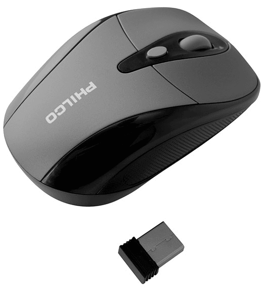 MOUSE WIREL PHILCO USB 245WS SILVER