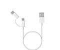 CABLE USB A MICROUSB+C DUAL 79320