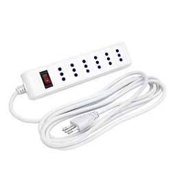 CABLE ALARGADOR 3MT 6P WHITE