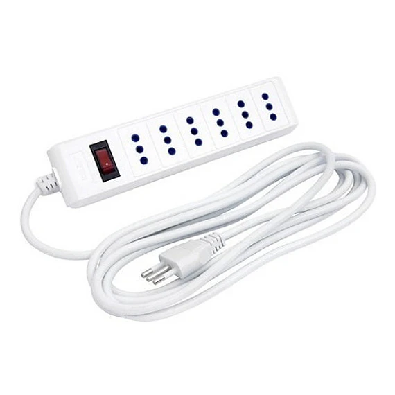 CABLE ALARGADOR 3MT 6P WHITE