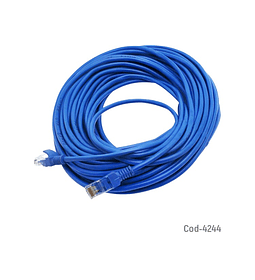 CABLE RJ45 05 MTS AZUL 5E TWC