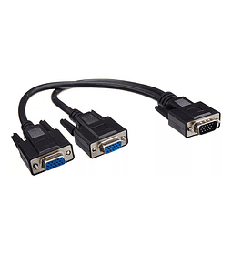 SPLITTER VGA 1M X 2H 27CMS TWC