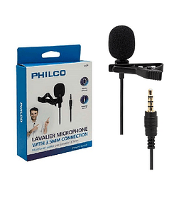 MICROFONO PHILCO SOLAPA 3.5MM LAVAL