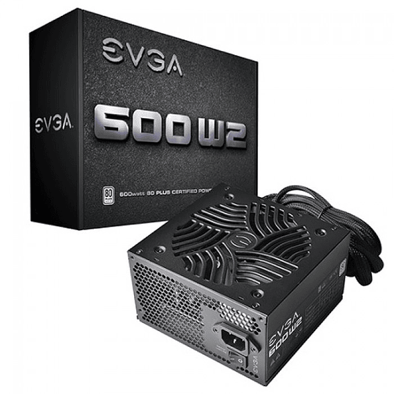 FTE 600W EVGA W2 80 PLUS CERTIFIED