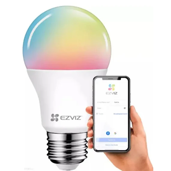 AMPOLLETA LED WIFI EZVIZ RGB