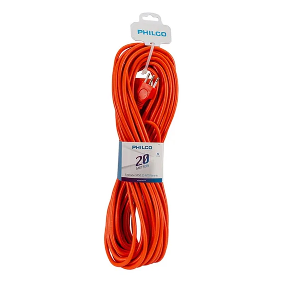 CABLE ALARGADOR 20MTS PHILCO ORANGE