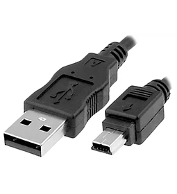 CABLE USB A/MINIUSB 30CMS 5P TWC