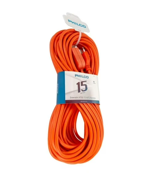CABLE ALARGADOR 15MTS PHILCO ORANGE
