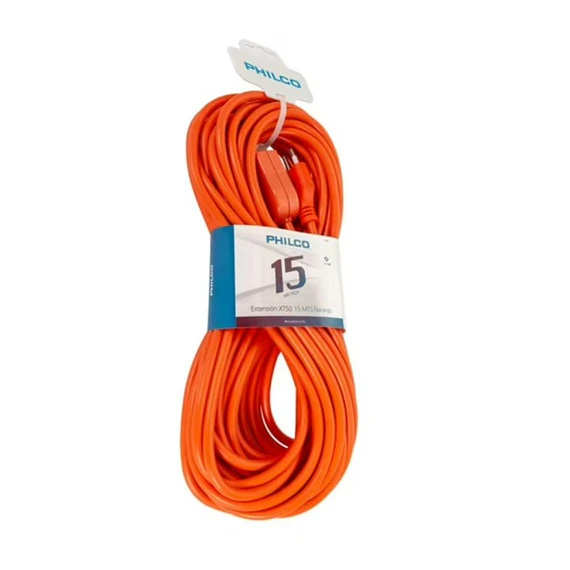 CABLE ALARGADOR 15MTS PHILCO ORANGE