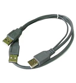 CABLE USB A/AM+AM TIPO Y CASE 2.0