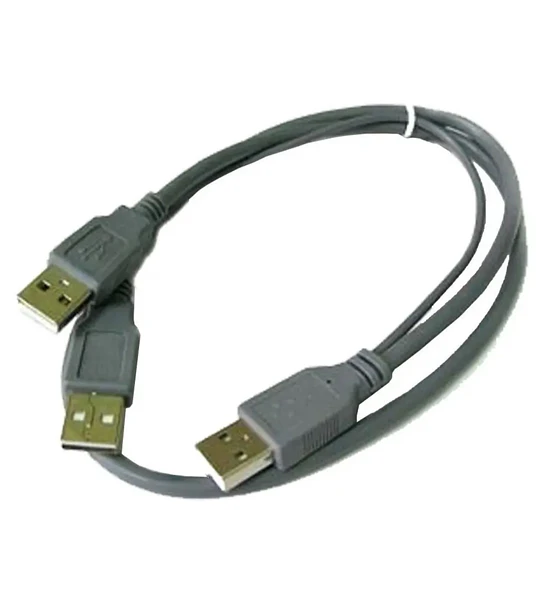 CABLE USB A/AM+AM TIPO Y CASE 2.0