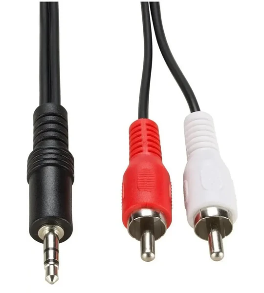 CABLE AUDIO PLUG 3.5 M/2 RCA M PHIL
