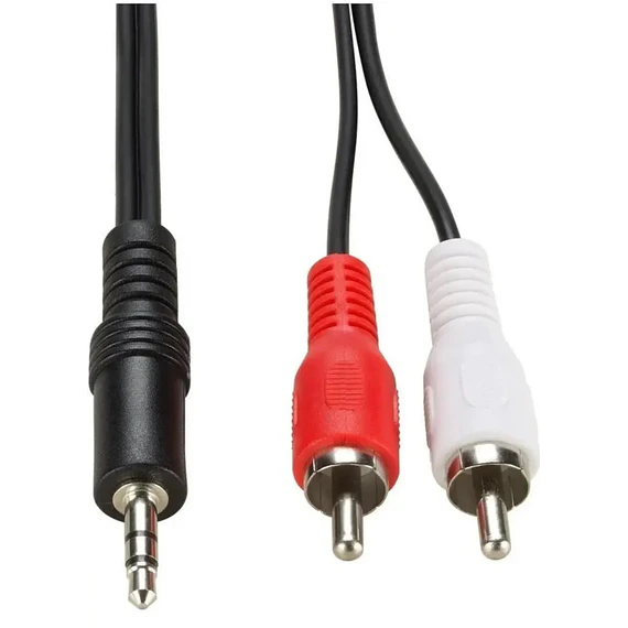 CABLE AUDIO PLUG 3.5 M/2 RCA M PHIL