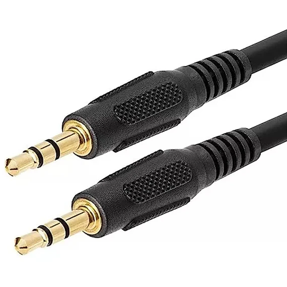 CABLE AUDIO PLUG 3.5 M/M 1.8 ESP BK