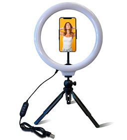 ARO DE LUZ LED TRIPODE CHICO KIT
