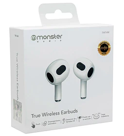 AUDIF WLESS BT MONSTER TRUE WH TW14