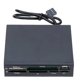 CARD READER INT USB  3.5 BLACK IN