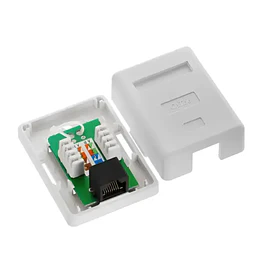 CAJA SOBREPUESTA RJ45 5E SIMPLE MAC